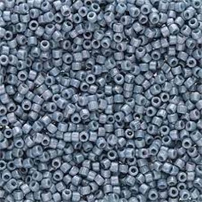 Matubo 10/0 Cylinder Bead Chalk Blue Lustre Minimum 3 grams