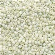 Matubo 10/0 Cylinder Bead Chalk Light Green Lustre Minimum 3 grams