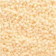 Matubo 10/0 Cylinder Bead Chalk Orange Lustre Minimum 3 grams