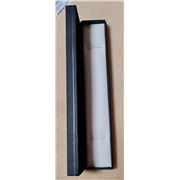 Gift Box Black and Silver Cardboard Foam Insert 21.7x3.7cm each