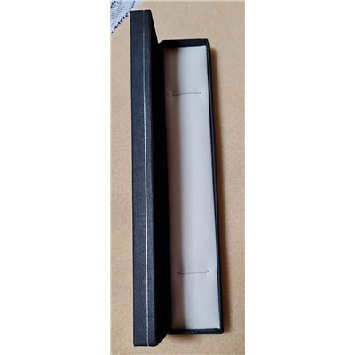 Gift Box Black and Silver Cardboard Foam Insert 21.7x3.7cm each