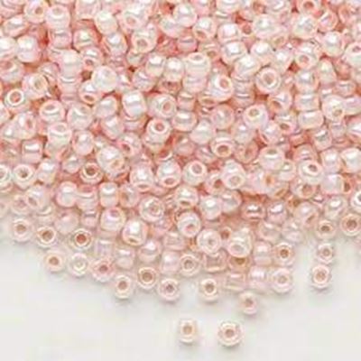 Miyuki Seed Bead Ceylon Pastel Pink 6/0 - Minimum 12g