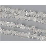 Semi Precious Strand Quartz Chips 86.4cm ea