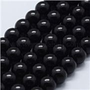 Natural Ebony Wood Beads 10mm Round Strand Approx 38 Beads each