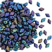 Mini Gem Duo 6x4mm Jet Blue Iris Min 5g