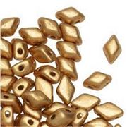 Mini Gem Duo 6x4mm Crystal Pale Gold Min 5g