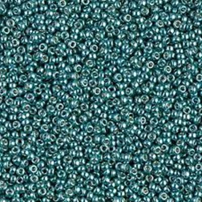 Miyuki Seed Bead Duracoat Galv. Dk. Seafoam 15/0 - Minimum 5g