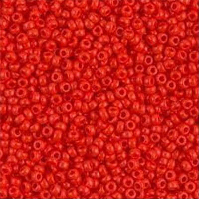 Miyuki Seed Bead Opaque Vermillion Red 11/0 - Minimum 8g