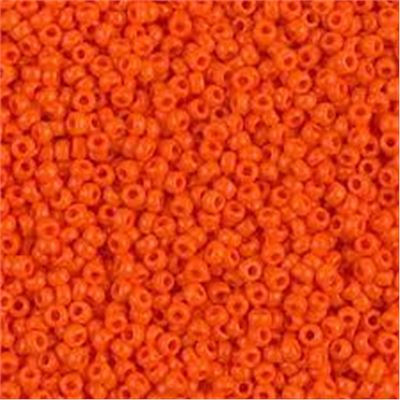 Miyuki Seed Bead Opaque Orange 15/0 - Minimum 5g