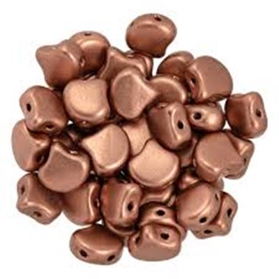 Matubo Ginko Duo 7.5x7.5mm Bronze Copper Tube approx 23g each