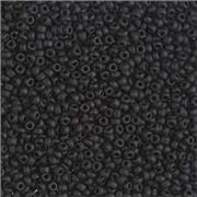 Miyuki Seed Bead Matte Black 15/0 - Minimum 5g