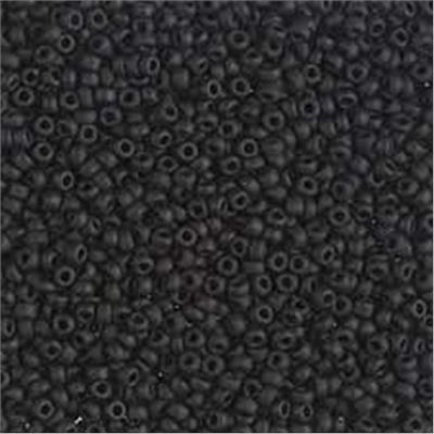 Miyuki Seed Bead Matte Black 15/0 - Minimum 5g