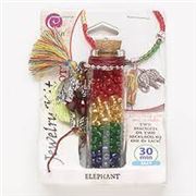 Jewelry Kit in a Bottle - Elephant. Makes 2 x bracelets or 2x necklaces. Each