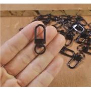 Swivel Clasp Black 32x11mm each