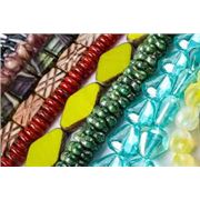 Glass Strands - Assorted Shapes