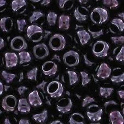 Toho Seed Bead Metallic Amethyst Gun Metal 15/0 - Minimum 5g