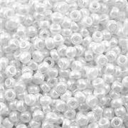 Toho Seed Bead Opaque Lustred White 11/0 - Minimum 8g