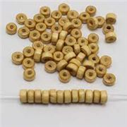 Wood Disc Natural 6x3mm each