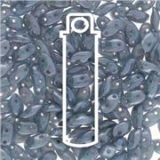 Wave Bead 3x7mm Chalk Blue Lustre 8g Tube approx 74 beads ea.