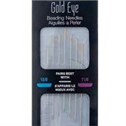 Gold Eye Beading Needles Size 11 Pack of 7. Each