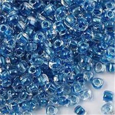 8/0 Miyuki Triangle Crystal Colour Lined Dark Blue - Minimum 10g