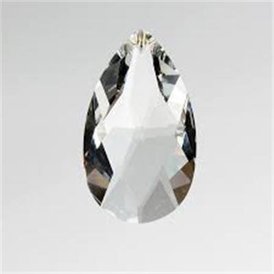 Preciosa Teardrop Crystal Transparent 63mm ea
