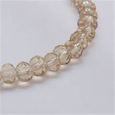 Crystal Faceted Melon Strand Light Colorado 8x6mm (approx 65 beads) each