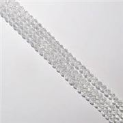 Glass Round Strand Faceted Clear  2mm (approx 190 beads)each
