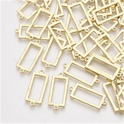Connector Rectangle Gold 30x11.5x2mm ea