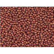 Toho Seed Bead Permanent Finish Matte Galvanised Brick Red 11/0 - Minimum 8g
