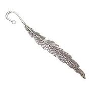 Bookmark Antique Silver Feather Design 12cm each