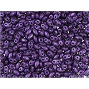 Miniduo Metallic Suede Purple 2x4mm Min 10g