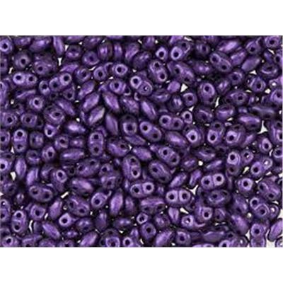 Miniduo Metallic Suede Purple 2x4mm Min 10g