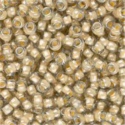 Toho Seed Bead Creme Lined Black Diamond 6/0 - Minimum 12g