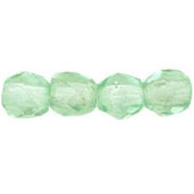 Firepolished Crystal Peridot 3mm ea