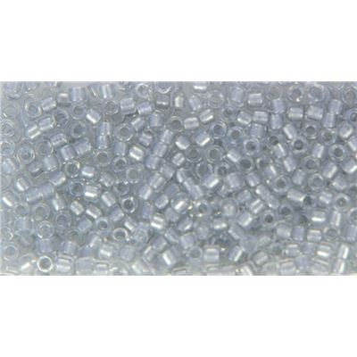 Delica DBR 271 Galvanized Crystal Colour Lined 11/0 - Minimum 3g