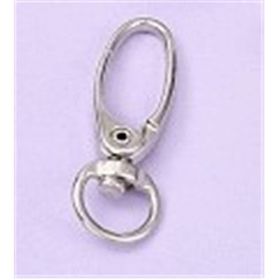 Swivel Oval Clasp Antique Silver 38x11mm each