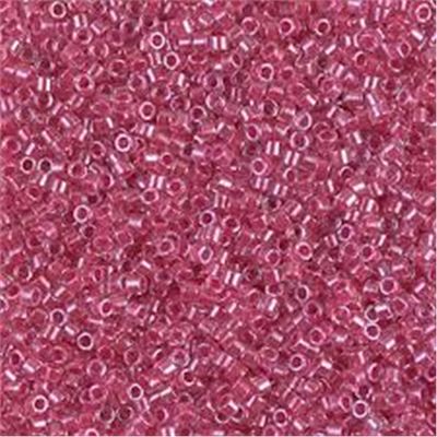 Delica DBR 914 - Sparkling Dark Pink Lined Crystal 11/0 - Minimum 3g