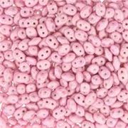 Superduo 2.5 x 5mm Chalk Lilac Lustre Approx 24g