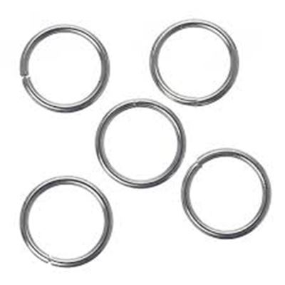 Jump Rings Nickel 10x1mm ea