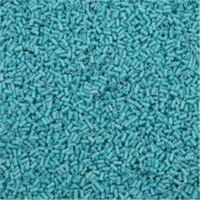 Bugle Opaque Turquoise Green 3mm Min 12g Miyuki