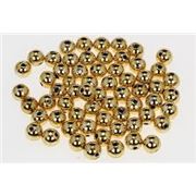 Plastic Pearl Gold Metallic 5mm - Minimum 8g