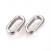 Stainless Steel Oval Link 9x5.5x2mm Each