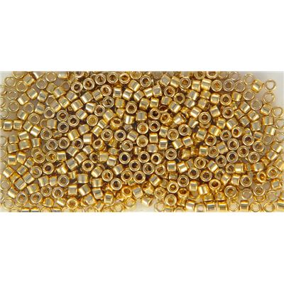 Delica DBR 34 Lt. Gold 24KT Gold Plated Metallic 11/0 - Minimum 3g