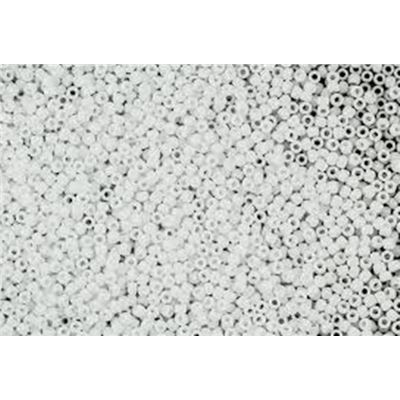 Toho Seed Bead Opaque White 15/0 - Minimum 5g