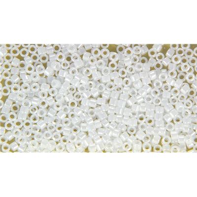 Delica DBR 202 White Pearl AB 11/0 - Minimum 3g