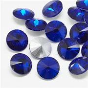 Crystal Rivoli Sapphire 12mm each