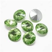 Crystal Rivoli Peridot 12mm each