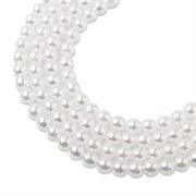 Czech Glass Pearl Round White 10mm each