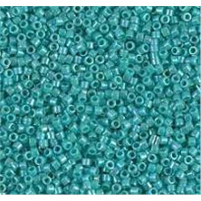 Delica DBR 166 Opaque Turquoise AB 11/0 - Minimum 3g